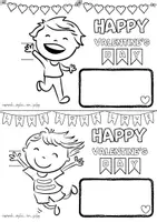 Vista previa - Manualidades / Dibujos para colorear - St. valentine's COLLABORATIVE ACTIVITY bundle - página 2