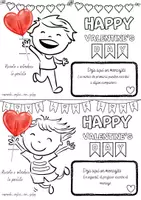 Vista previa - Manualidades / Dibujos para colorear - St. valentine's COLLABORATIVE ACTIVITY bundle - página 3