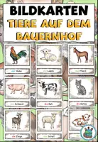 Vorschau - Arbeitsblätter - Wortschatzpaket "Tiere auf dem Bauernhof" DaZ / DaF / Deutsch - Seite 1