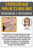 Vorschau - Stundenentwürfe - BUNDLE Schreiben einer Inhaltsangabe - Seite 1