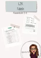 Vorschau - Test - LZK Fabeln - Klasse 5-6 - Deckblatt