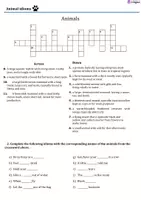 Vorschau - Arbeitsblätter - Figurative Language, Animal Idioms in English: Context, Questions, Picture Cards - Seite 2