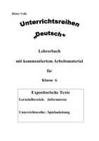 Vorschau - Stundenentwürfe - Spielanleitung - Klasse 6 (Digitale Unterrichtsreihe Deutsch) - Seite 1