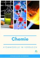 Vorschau - Arbeitsblätter - Atommodelle im Vergleich Text Aufgaben Lösung - Deckblatt