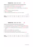 Vorschau - Test - Vocabulary Test access 3 unit 3 part A with KEY - Klasse 7 - Seite 2
