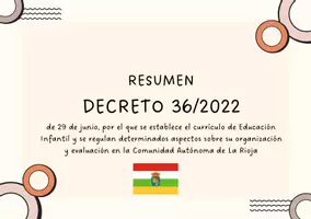 Vista previa - Para docentes: organización, planificación y formación - Decreto 36/2022 Ed. Infantil La Rioja - Portada