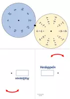 Vorschau - Fördermaterial/Inklusion - Rechenmaschine Verdoppeln Halbieren bis 20 - Deckblatt