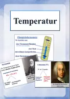 Vorschau - Stundenentwürfe - Temperatur und Temperaturskalen - POWER POINT Präsentation - Deckblatt