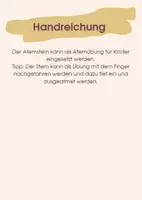 Vorschau - Mal- und Bastelvorlagen - Atemstern- Atemübung- Entspannung- Achtsamkeit - Seite 1