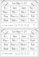 Vorschau - Arbeitsblätter - Leseteppiche (Jo-Jo; Teil 2) - Seite 2
