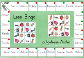 Vorschau - Spiele - Lese-Bingo (dreisilbige lautgetreue Wörter) - Seite 3