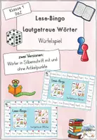 Vorschau - Spiele - Lese-Bingos (lautgetreue Wörter) - Seite 1