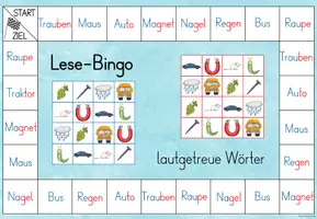 Vorschau - Spiele - Lese-Bingos (lautgetreue Wörter) - Seite 3