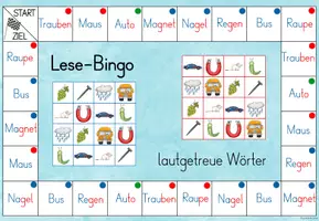 Vorschau - Spiele - Lese-Bingo (lautgetreue Wörter 4) - Seite 3