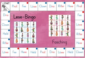 Vorschau - Spiele - Lese-Bingo: Fasching/ Karneval/ Kostüme - Seite 3