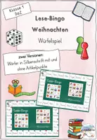 Vorschau - Spiele - Lese-Bingo: Weihnachten - Deckblatt