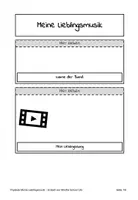 Vorschau - Arbeitsblätter - Flipbook: Meine Lieblingsmusik - Seite 1