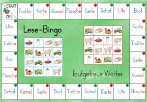 Vorschau - Spiele - Lese-Bingo (lautgetreue Wörter 3) - Seite 3