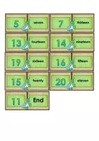 Vorschau - Unterrichtsreihen - Englisch - Domino - numbers - Legematerial - Seite 3