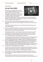 Vorschau - Arbeitsblätter - Kurzgeschichte: "Aus der Tiefe" (spannende, mysteriöse Geschichte, Klassenfahrt) mit Aufgaben (Inhaltswiedergabe, Vergleiche, Fragen, Reflexion) - Seite 1
