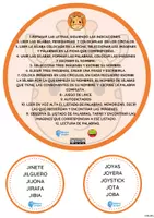 Vista previa - Hojas de trabajo - JUGAMOS CON LA LETRA J - página 3