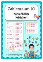 Vorschau - Fördermaterial/Inklusion - Zahlenbild - Zahlenzerlegung Zahlenraum 10 - Deckblatt