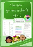 Vorschau - Unterrichtsreihen - Klassengemeinschaft Ethik - Deckblatt