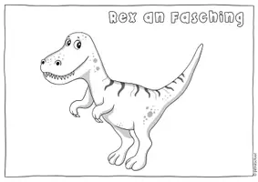 Vorschau - Mal- und Bastelvorlagen - Fasching/ Karneval Kostüm-Würfelspiel (Dinoklasse) - Seite 2