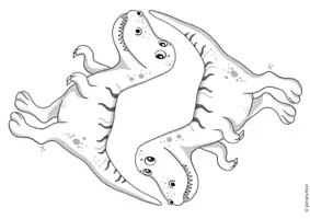 Vorschau - Mal- und Bastelvorlagen - Fasching/ Karneval Kostüm-Würfelspiel (Dinoklasse) - Seite 3