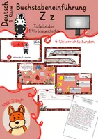 Vorschau - Unterrichtsreihen - Deutsch Klasse 1 - Buchstabeneinführung - wachsendes Paket - Seite 1