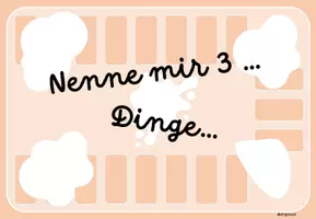 Vorschau - Spiele - NENNE 3 DINGE - Spielbrett - Deckblatt