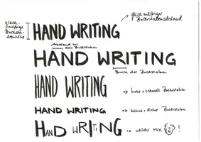 Vorschau - Arbeitsblätter - Handlettering- Übungsheft - Seite 1