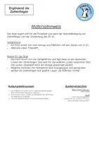 Vorschau - Stationenlernen - Spiel: Zahlenfolgen ZR 20 (Freiarbeit) - Seite 1