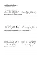 Vorschau - Arbeitsblätter - Handlettering- Übungsheft - Seite 2