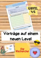 Vorschau - Arbeitsblätter - Vorträge halten - Die Recherche - Deckblatt