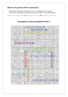 Vorschau - Arbeitsblätter - 3 Suchsel zur Rechtschreibphänomenen+LÖSUNGEN: Wörter mit th, Nomenendungen, Zusammensetzungen, (Deutsch, LRS, Rechtschreibung, Rätsel, Spiele) Klasse 5-6 - Seite 2