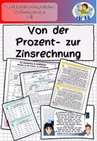 Vorschau - Stundenentwürfe - Die Zinsrechnung im Kreditbereich - Von der Prozent- zur Zinsrechnung BwR 9 II Lehrplan Plus - Deckblatt