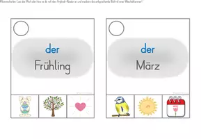 Vorschau - Fördermaterial/Inklusion - Klammerkarten: Immer wieder kommt ein neuer Frühling - Seite 2