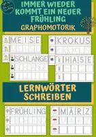 Vorschau - Arbeitsblätter - Lernwörter schreiben - Immer wieder kommt ein neuer Frühling - Deckblatt