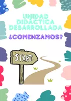 Vista previa - Unidades / Secuencias / Situaciones de Aprendizaje - UNIDAD DIDÁCTICA DESARROLLADA - COMIENZO DE CURSO - Portada