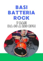 anteprima - Audio - Basi BATTERIA Rock - Da 60 a 120 BPM - Pagina di copertina