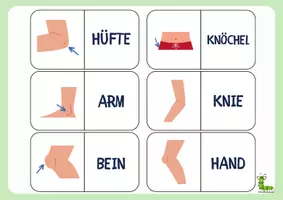 Vorschau - Spiele - Körperteile Domino 🧩👂👃👁️ - Seite 2