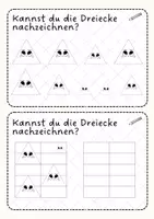 Vorschau - Arbeitsblätter - Formenheft Dreieck 🔺📚 - Seite 3