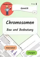 Vorschau - Arbeitsblätter - Chromosomen - Bau und Bedeutung / Genetik - AB & Lösungen - Deckblatt