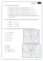 Vorschau - Arbeitsblätter - Mathe - Quadratische Funktionen - Übungen, Videos, etc. - Seite 3