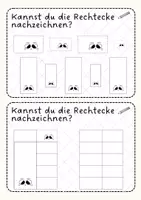 Vorschau - Arbeitsblätter - Formenheft Rechteck 🔷📚 - Seite 3