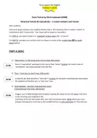 Vorschau - Arbeitsblätter - Term paper Gran Torino-masculinity, paper+ Videoblog or podcast - Deckblatt