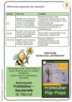 Vorschau - Arbeitsblätter - Krokus - Flip-Flap - Teile der Pflanze - Frühblüher - Seite 2