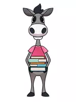 Vorschau - selbst erstellte Cliparts/Grafiken - 10 Esel Clipart Set - Esel Illustration (Tiere Cliparts) - Seite 2