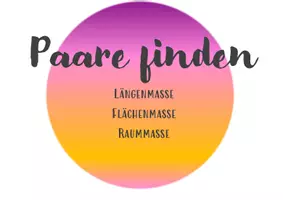 Vorschau - Spiele - Paare finden; Längen, Flächen, Volumen - Deckblatt